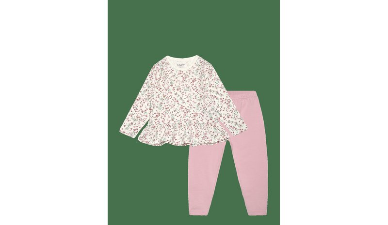 CELAVI Pyjamas W. Aop - BURNISHED LILAC - 130 – kuva 1/2