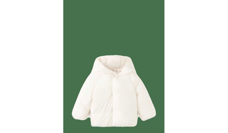 MANGO Hooded Coat - NATURAL WHITE - 98 – kuva 1/2