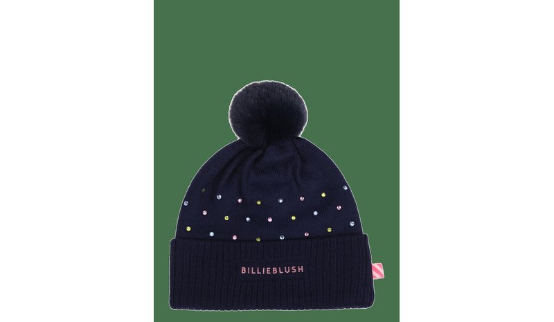 BILLIEBLUSH Pull On Hat - NAVY - SIZE TWO