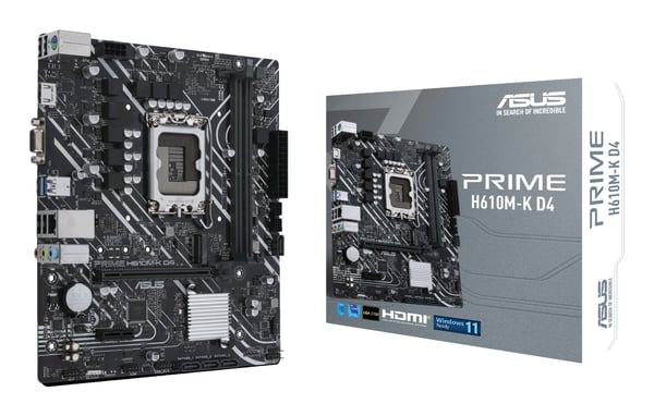 ASUS PRIME H610M-K D4 Intel H610 LGA 1700 micro ATX – kuva 5/8