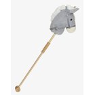 TEDDYKOMPANIET Hobby Horse, Grey, Detachable, 100Cm - GREY - 100 cm
