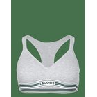 LACOSTE Padded Stretch Jersey Logo Bralette - GREY - L