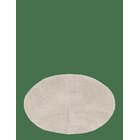 NOBLE HOUSE Bath Mat Oval Dark Green 65X90 - LINEN BEIGE - 65X90 cm