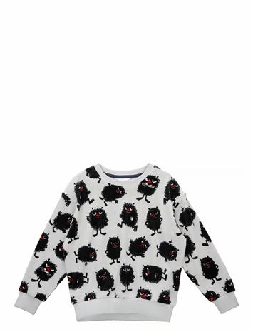 MOOMIN Pigg Velourtröja - GREY - 104 – kuva 1/2