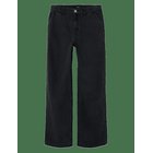 LMTD Nlmtoizza Dnm Loose Pant Noos - BLACK DENIM - 152