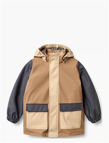 WHEAT Rainwear Otu Jacket - WHITE PEPPER - 140 – kuva 1/2