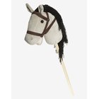 TEDDYKOMPANIET Hobby Horse, Grey, With Reins - GREY - One Size