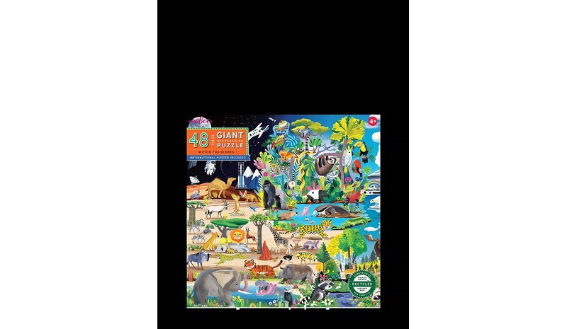 EEBOO Giant Puzzle 48 Pcs - Within The Biome - MULTI - One Size – kuva 1/2