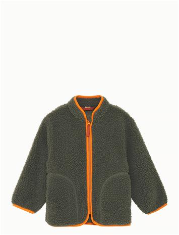 CELAVI Boys Teddy Fleece Jacket - MULLED BASIL - 110 – kuva 1/2