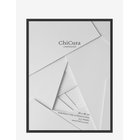 CHICURA Alu Frame 30X40Cm - Black - Glass - BLACK - 30X 40 cm