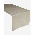 AU MAISON Dinner For Two Linen Basic Washed - LIGHT GREY - 45X140 cm