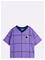 MINI RODINI Check Aop Panther Patch Ss Tee - PURPLE - 128/134 – kuva 1
