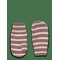 MP DENMARK Bergen Striped Mittens - GRAPE SHAKE - 1-2Y – kuva 1