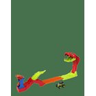 HOT WHEELS Monster Trucks Monstertrucks Sla De Slang Knock-Out Speelset - MULTICOLOR - One Size