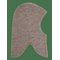 CELAVI Balaclava, Double Layer - WALNUT MELANGE - 50 – kuva 1