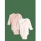 LINDEX 2-Pack Wrap Bodysuits In Pointelle - LIGHT PINK - 62 – kuva 1