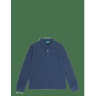 UNITED COLORS OF BENETTON L/S Polo Shirt - BLUE - 122