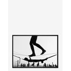 DEMOCRATIC GALLERY Poster Monochrome Balancing Act - BLACK - 35X50