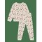 MINYMO Pyjamas Set Aop - BEIGE MELANGE - 140 – kuva 1