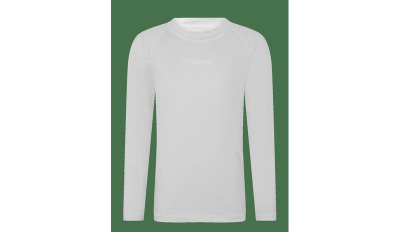 HUMMEL Hmlbl Performance Tee L/S Kids - WHITE - 140 – kuva 1/2