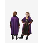 FROZEN Costume Rubies Anna Travel Dress L 128 Cl - MULTI COLOUR - 128