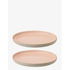 STELTON Emma Dinner Plate Ø 24 Cm 2 Pcs Rose - ROSE - Ø 24 cm
