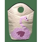 3 SPROUTS Laundry Basket - PINK - SWAN - 56 cm X 28 cm X 48 cm