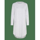 URBAN QUEST Women Bamboo Longsleeved Night Dress - GREY - XS