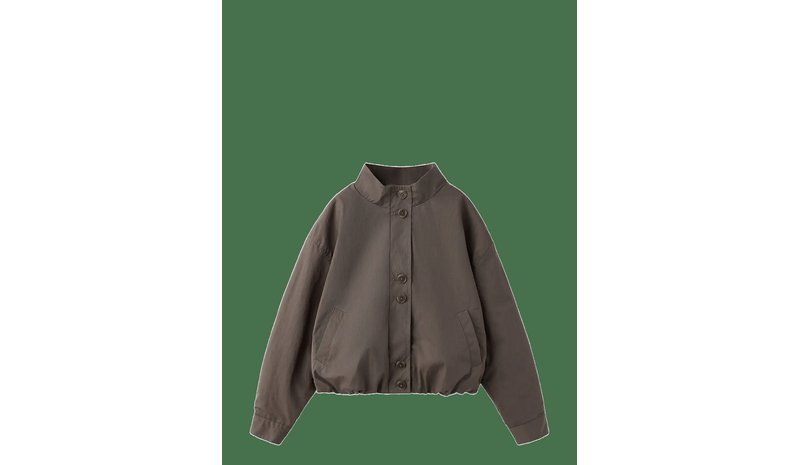 MANGO Bomber Jacket - BROWN - 128 – kuva 1/2
