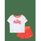 NIKE Nike Tee & Crossover Short Set - ORANGE - 116/122 – kuva 1