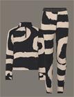 DIDRIKSONS Yotta Printed Kids' Set - PATH L BLACK - 170