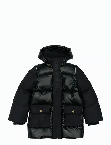 MIKK-LINE Puffer Jacket Mix - BLACK - 116 – kuva 1/2