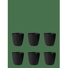 AIDA Raw Titanium Black - Single Wall Mug 30 Cl 6 Pcs 6 Stk 30 Cl - TITANIUM BLACK - 30 CL