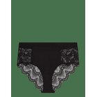 UNDERSTATEMENT UNDERWEAR Saboteur Highwaist Briefs - BLACK - XL
