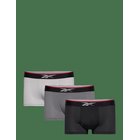 REEBOK PERFORMANCE Mens Rbk Sports Trunks Short Glynn - BLK/GRYMARL/CHARMARL - M