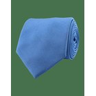 PORTIA 1924 Solid Silk Tie - BLUE - One Size