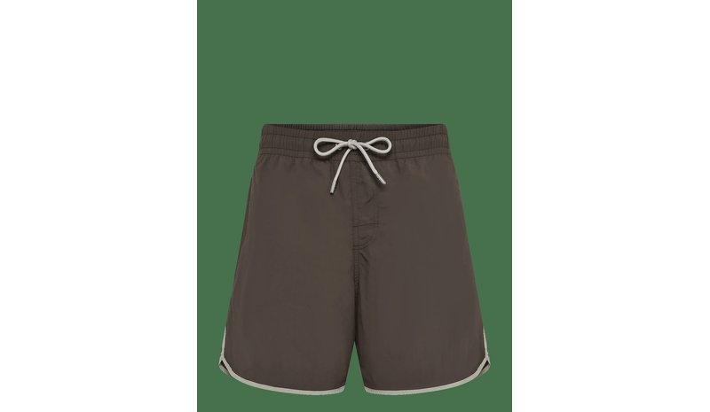 MANGO Basic Drawstring Swimsuit - BROWN - S – kuva 1/2