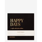 PRINTWORKS Photo Album - Happy Days Black - MULTI - 24.5X 5.0X 24.5 cm