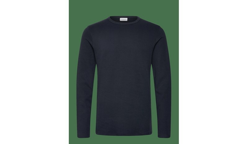 LINDBERGH Basic O-Neck Tee L/S - NAVY - S – kuva 1/2