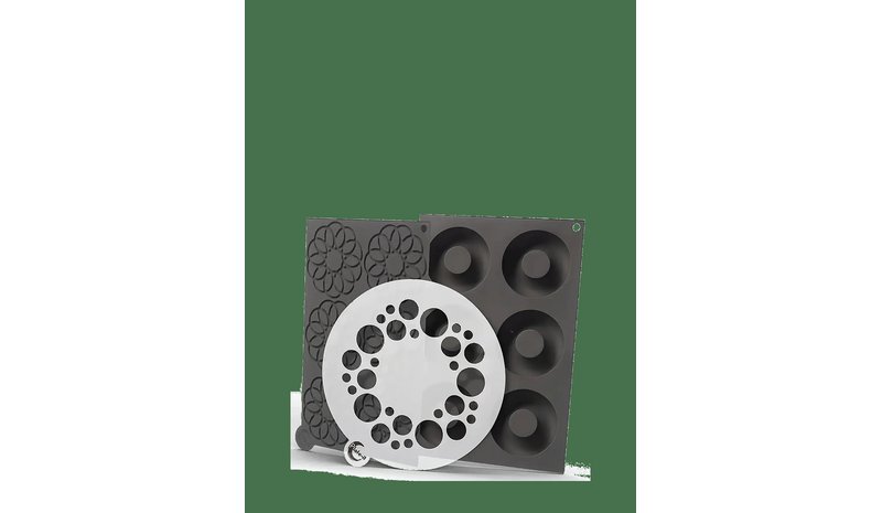 PLATE IT Molds Inner Circle Set 3 Plate-It - GREY/WHITE - One Size – kuva 1/2