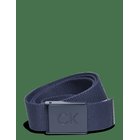 CALVIN KLEIN GOLF Ck Monogram Buckle Belt - NAVY - One Size