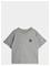 MINI RODINI Panther Patch Ss Tee - GREY MELANGE - 80/86 – kuva 1