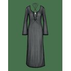 TRIUMPH Beach Mywear Crochet Long Dress Lsl - BLACK - 40