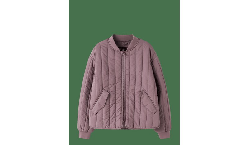 NAME IT Nkfmelody Quilt Jacket Tb - GRAPE SHAKE - 140 – kuva 1/2