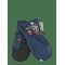 MIKK-LINE Polyester Mittens Aop W. Zip - SPACE AOP - 86/92 – kuva 1
