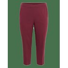 KAFFE CURVE Kcsakira Cropped Pants - WINDSOR WINE - 54