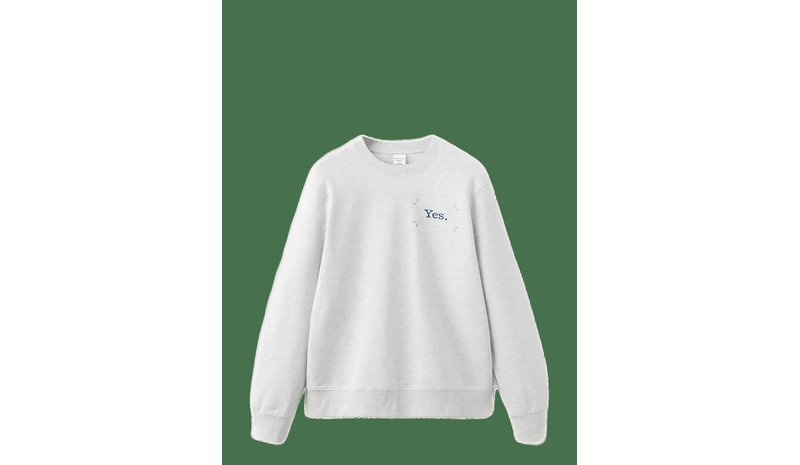 MANGO Printed Sweatshirt 100% Cotton - MEDIUM GREY - M – kuva 1/2