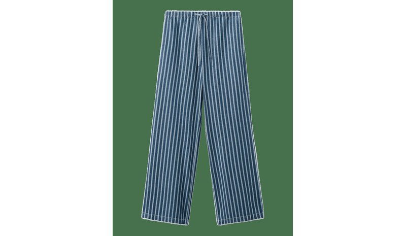 MANGO Striped Jeans - MEDIUM BLUE - M – kuva 1/2