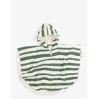 DONE BY DEER Bath Poncho Gots Stripes Green - GREEN - One Size.LENGTH:50 cm