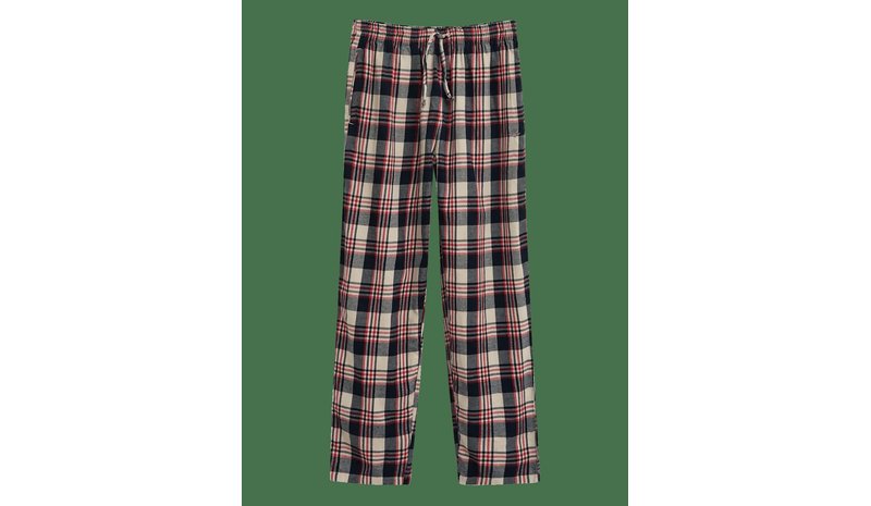 GANT Checked Flannel Pajama Pants - RUBY RED - 170 – kuva 1/2